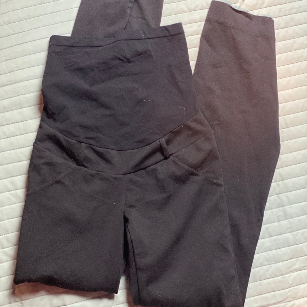 Oh Baby by Motherhood Black Maternity Slacks